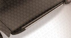 Алюминиевые пороги Slitkoff Luxe Black Honda CR-V RM1,RM3,RM4 дорестайлинг (2012-2015)