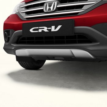 12 349 р. Диффузор переднего бампера Original Honda CR-V RM1,RM3,RM4 дорестайлинг (2012-2015) (Неокрашенный). Увеличить фотографию 1