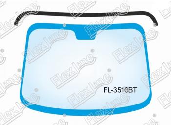 759 р. Молдинг лобового стекла FlexLine  Honda CR-V  RM1,RM3,RM4 (2012-2018). Увеличить фотографию 1