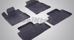 Износостойкие коврики в салон с высоким бортом SeiNtex Premium 4 шт. (резина) Honda (Хонда) CR-V (СР-В)  RM1,RM3,RM4 (2012-2015) RM1,RM3,RM4 дорестайлинг