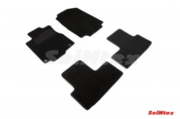 2 799 р. Текстильные коврики в салон SeinTex LUX Honda CR-V RM1,RM3,RM4 рестайлинг (2014-2018). Увеличить фотографию 1