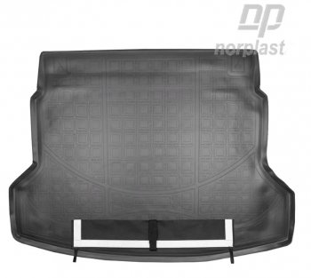 2 799 р. Коврик багажника Norplast Unidec  Honda CR-V  RM1,RM3,RM4 (2012-2018) (Черный с погрузочным ковриком (фартуком)). Увеличить фотографию 1