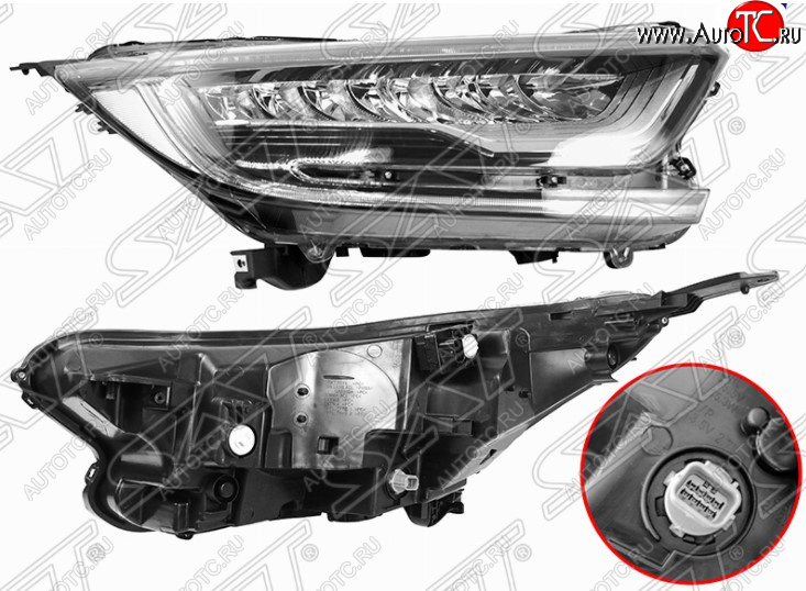 14 249 р. Правая передняя фара SAT (диодная, с электрокорректором) Honda CR-V RW,RT дорестайлинг (2016-2020)