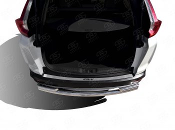 3 299 р. Защитная накладка заднего бампера Russtal (надпись)  Honda CR-V  RW,RT (2016-2020). Увеличить фотографию 1