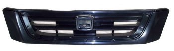 2 999 р. Решётка радиатора SAT  Honda CR-V  RD1,RD2,RD3 (1999-2001) (Неокрашенная). Увеличить фотографию 1