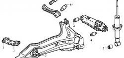 2 049 р. Полиуретановый сайлентблок продольного рычага задней подвески Точка Опоры Honda CR-V RD1,RD2,RD3  дорестайлинг (1995-1998). Увеличить фотографию 2