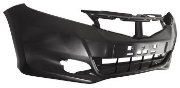 5 349 р. Передний бампер SAT  Honda Fit  2 (2010-2012) (Неокрашенный). Увеличить фотографию 1