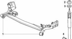 699 р. Полиуретановый сайлентблок амортизатора задней подвески (нижний) Точка Опоры Honda Fit 1 GD дорестайлинг (2001-2004). Увеличить фотографию 2