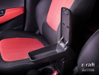 6 849 р. Подлокотник Armster S Honda Jazz (2008-2015). Увеличить фотографию 2