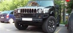 12 599 р. Решётка радиатора Standart HUMMER H2 (2002-2009) (Неокрашенная). Увеличить фотографию 2