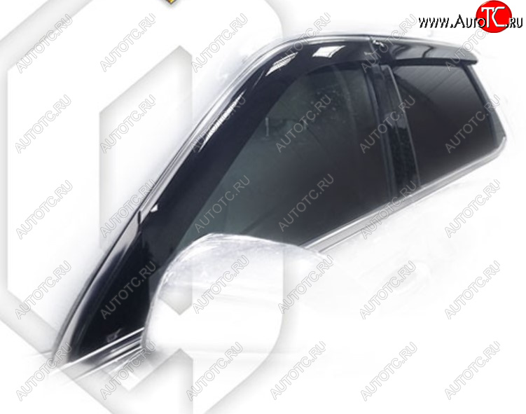 1 899 р. Дефлектора окон CA-Plastic  Hyundai Palisade  LX2 (2018-2022) (Classic полупрозрачный, Без хром молдинга)