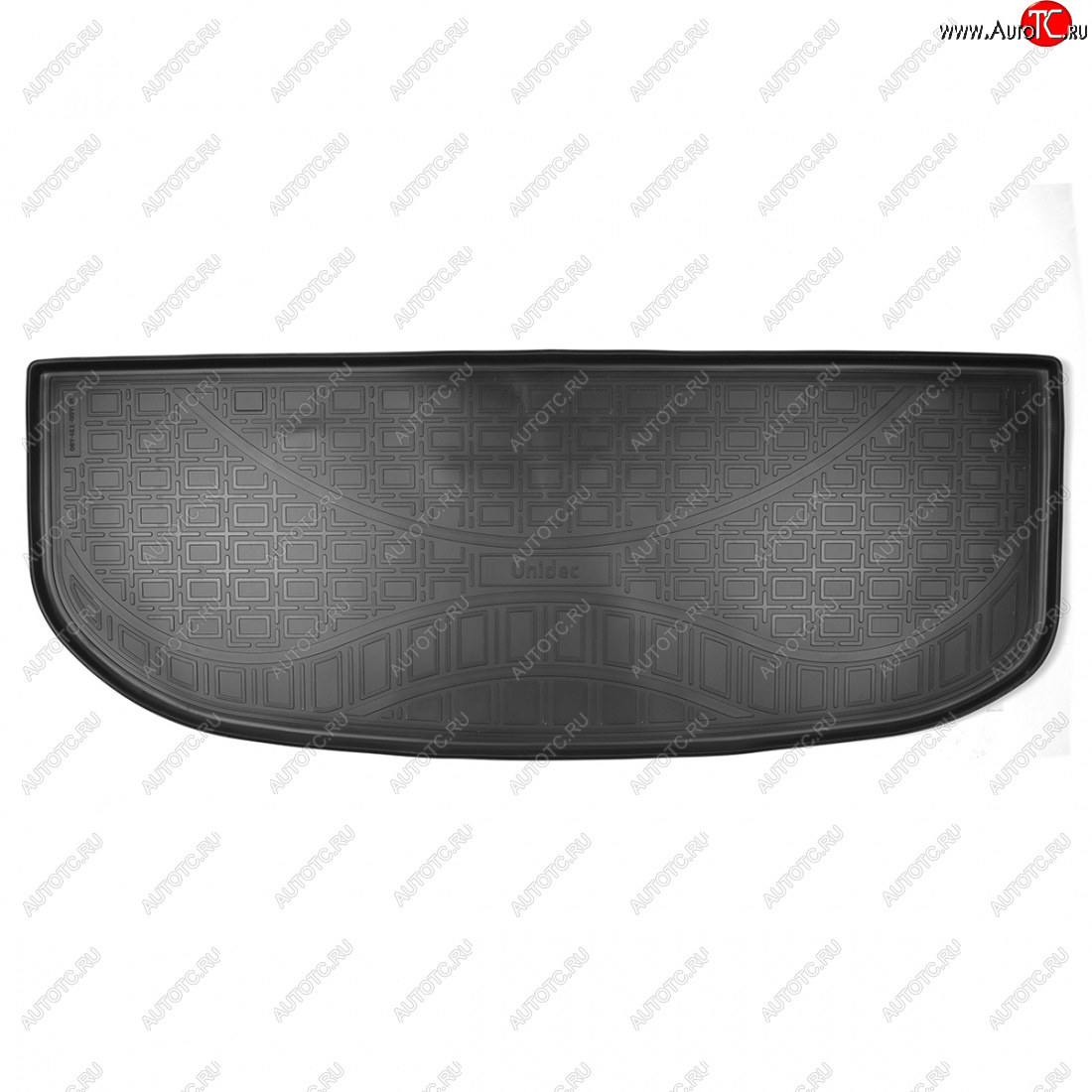 1 179 р. Коврик багажника Norplast (7 мест, разложенный 3 ряд)  Hyundai Palisade  LX2 (2018-2022) (Цвет: черный)
