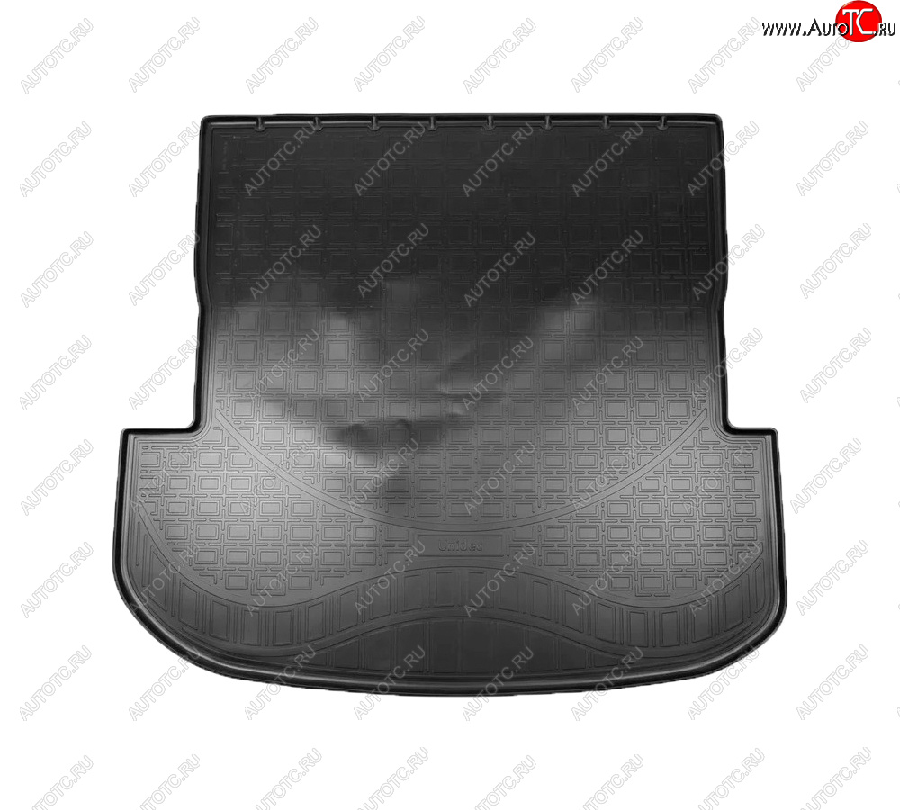 1 849 р. Коврик багажника Norplast (7 мест, сложенный 3 ряд)  Hyundai Palisade  LX2 (2018-2022) (Цвет: черный)