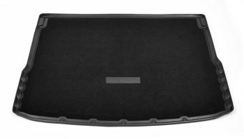 2 789 р. Комбинированый коврик с повышенной износостойкостью в багажник Unidec (полиуретан, текстиль)  Hyundai Creta  GS (2015-2021) (Черный). Увеличить фотографию 1