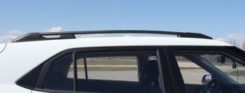 8 199 р. Комплект рейлингов АПС  Hyundai Creta  GS (2015-2021) (Серебристые без поперечин ). Увеличить фотографию 2