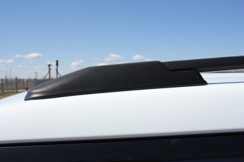 8 199 р. Комплект рейлингов АПС  Hyundai Creta  GS (2015-2021) (Серебристые без поперечин ). Увеличить фотографию 4