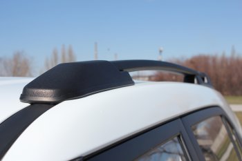 8 199 р. Комплект рейлингов АПС  Hyundai Creta  GS (2015-2021) (Серебристые без поперечин ). Увеличить фотографию 5