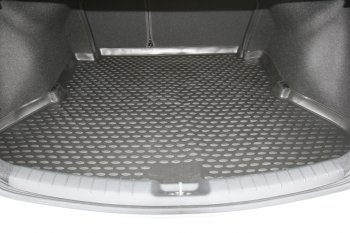 2 399 р. Коврик в багажник (седан) Element-Autofamily (полиуретан) Hyundai Elantra AD дорестайлинг (2016-2019). Увеличить фотографию 1