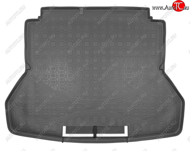 2 899 р. Коврик в багажник Norplast  Hyundai Elantra  AD (2016-2020) (Черный с фартуком)
