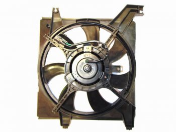 2 599 р. Вентилятор радиатора в сборе SAT  Hyundai Elantra  XD (2000-2003). Увеличить фотографию 1