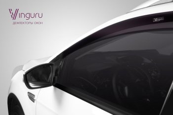 2 259 р. Дефлекторы окон Vinguru  Hyundai Elantra  HD (2006-2011). Увеличить фотографию 2