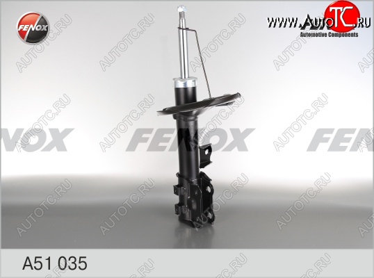 4 099 р. Левый амортизатор передний (газ/масло) FENOX  Hyundai Elantra  HD (2006-2011), KIA Ceed  1 ED (2006-2012)