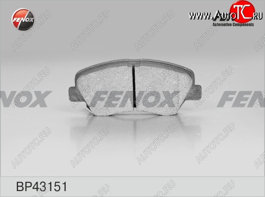 1 399 р. Колодка переднего дискового тормоза FENOX KIA Rio 3 QB рестайлингхэтчбек5дв. (2015-2017)