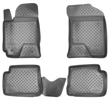 1 849 р. Комплект салонных ковриков Norplast Unidec Hyundai Getz TB хэтчбэк 5 дв. рестайлинг (2005-2010) (Цвет: черный). Увеличить фотографию 1