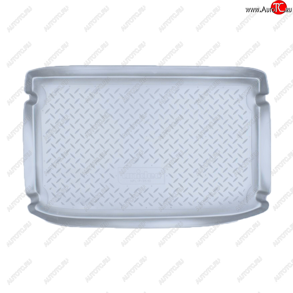 1 479 р. Коврик багажника Norplast Unidec  Hyundai Getz  TB (2002-2010) (Цвет: серый)