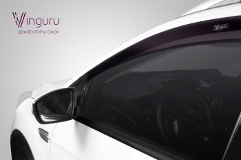 989 р. Дефлектора окон Vinguru (2 шт.)  Hyundai HD-120 - HD-250. Увеличить фотографию 2