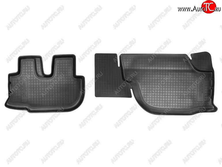 1 299 р. Комплект салонных ковриков Norplast Unidec Hyundai HD-72 (2004-2008) (Цвет: черный)