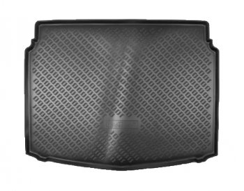 1 339 р. Коврик в багажник Norplast (на нижнюю полку)  Hyundai I30  3 PD (2017-2020) (Черный). Увеличить фотографию 1