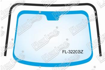 2 269 р. Молдинг лобового стекла FlexLine Hyundai IX35 1 LM дорестайлинг (2009-2013). Увеличить фотографию 1