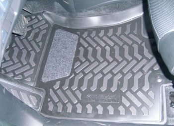 1 399 р. Коврики салона Aileron (3D с подпятником)  Hyundai IX35 ( 1 LM,  2 NU) (2009-2024). Увеличить фотографию 2