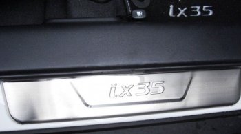879 р. Накладки на порожки дверного проёма WINBO Hyundai IX35 1 LM рестайлинг (2013-2018). Увеличить фотографию 3