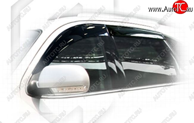 1 899 р. Дефлектора окон CA-Plastiс Hyundai IX55 (2008-2012) (Classic полупрозрачный, Без хром.молдинга)