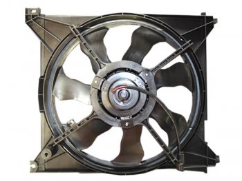 3 399 р. Вентилятор радиатора в сборе SAT  Hyundai Santa Fe  1 (2000-2012). Увеличить фотографию 1