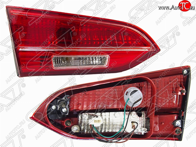 2 499 р. Левый фонарь в крышку багажника SAT  Hyundai Santa Fe  3 DM (2012-2016)