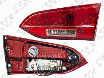 2 499 р. Правый фонарь в крышку багажника SAT  Hyundai Santa Fe  3 DM (2012-2016). Увеличить фотографию 1