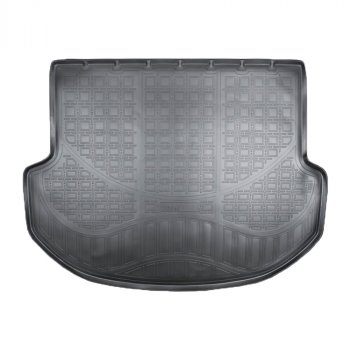 1 849 р. Коврик в багажник Norplast Unidec (5 мест)  Hyundai Santa Fe  3 DM (2012-2016) (Цвет: черный). Увеличить фотографию 1