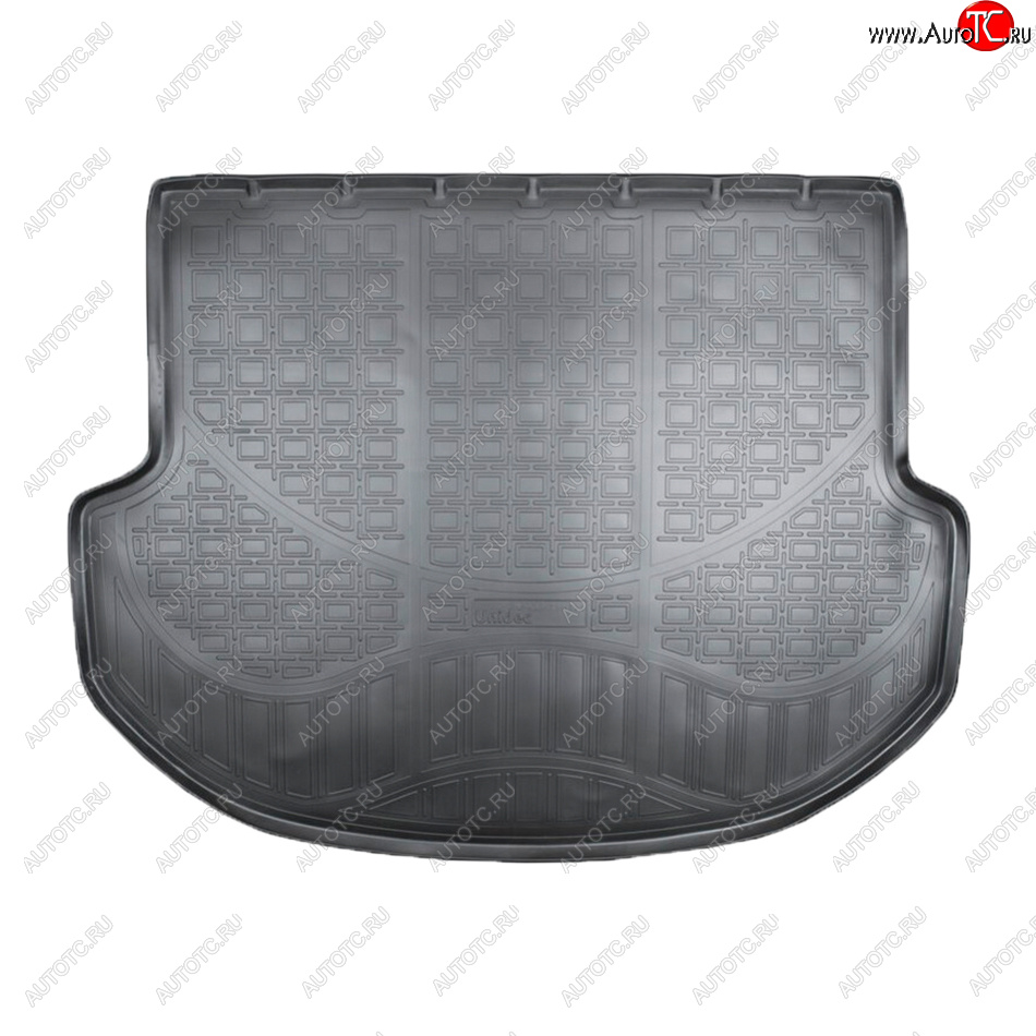 1 849 р. Коврик в багажник Norplast Unidec (5 мест)  Hyundai Santa Fe  3 DM (2012-2016) (Цвет: черный)