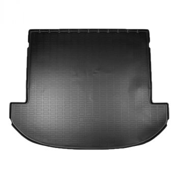 1 899 р. Коврик багажника Norplast Unidec (сложенный 3-й ряд, длинный)  Hyundai Santa Fe  4 TM (2020-2024) (Цвет: черный). Увеличить фотографию 1