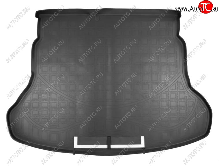 2 799 р. Коврик в багажник Norplast  Hyundai Solaris  2 (2017-2022) (Черный с фартуком)