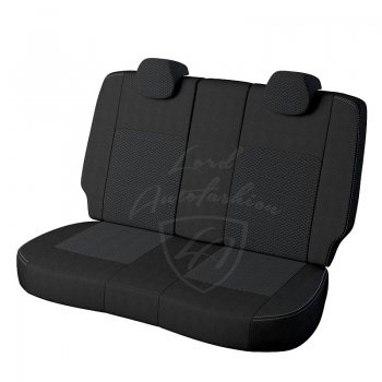 4 699 р. Чехлы для сидений Lord Autofashion Турин (жаккард, раздельная спинка)  Hyundai Solaris ( 1 хэтчбек,  1 хэтчбэк) (2010-2017) (Черный, вставка Вега). Увеличить фотографию 2