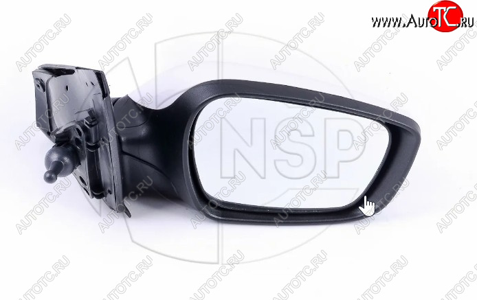 2 489 р. Зеркало заднего вида правое механическое NSP Hyundai Solaris 1 хэтчбэк RBr рестайлинг (2014-2017) (Неокрашенное)