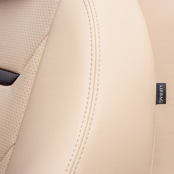 Комплект чехлов для сидений Hyundai Solaris RB дорестайлинг седан  (2010-2014) Lord Autofashion Турин 2 (экокожа, раздельная спинка). (Бежевый/Бежевый/Чёрный/Бежевый)Цена: 7 799 р.. Увеличить фотографию 6