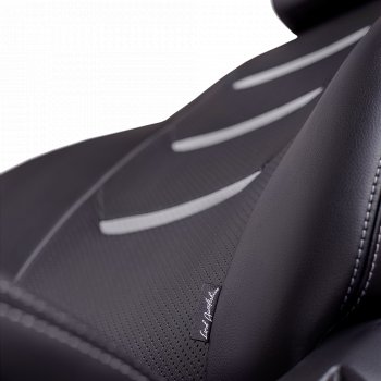 Комплект чехлов для сидений Hyundai Solaris RB рестайлинг седан (2014-2017) Lord Autofashion Турин 2 (экокожа, раздельная спинка). (Серый/Серый/Чёрный/Чёрный)Цена: 7 999 р.. Увеличить фотографию 3