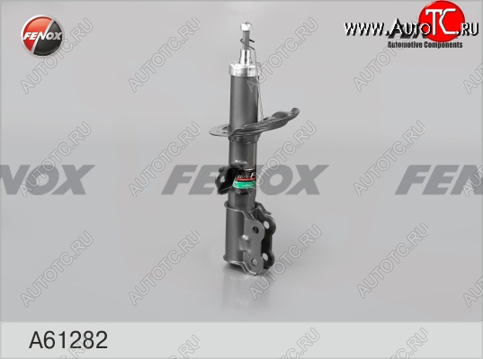 3 999 р. Левый амортизатор передний (газ/масло; усиленный) FENOX Hyundai Solaris 1 хэтчбек RBr дорестайлинг (2010-2014)