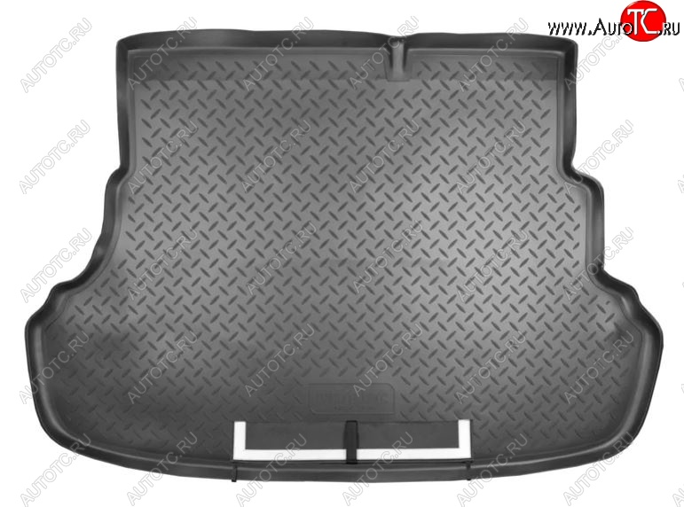 2 799 р. Коврик в багажник Norplast (со складывающимися сидениями)  Hyundai Solaris  1 седан (2010-2017) (Черный с фартуком)