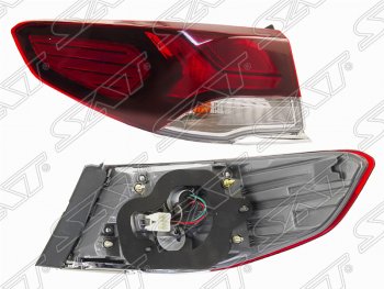 2 999 р. Левый задний фонарь SAT  Hyundai Sonata  LF (2017-2019). Увеличить фотографию 1